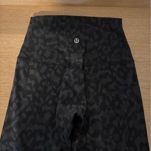 lululemon athletica Black Patterned Leggings